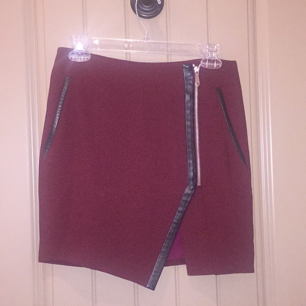 Rebecca Minkoff Maroon skirt. Brand new with tags
